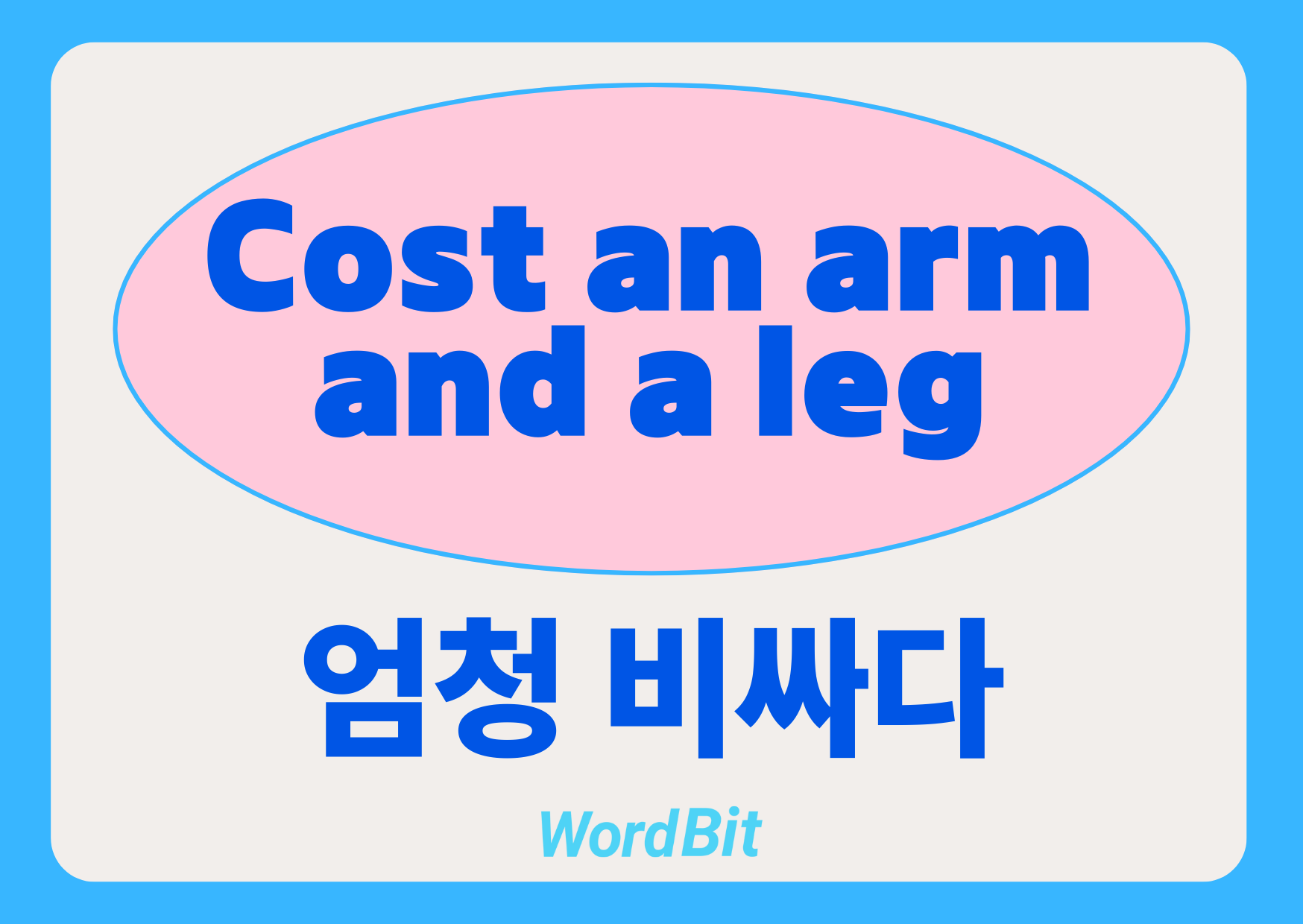 Cost an arm and a leg