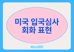 미국 입국심사