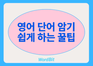 영어 단어 암기